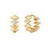 Gold Multi Sparkle Huggies